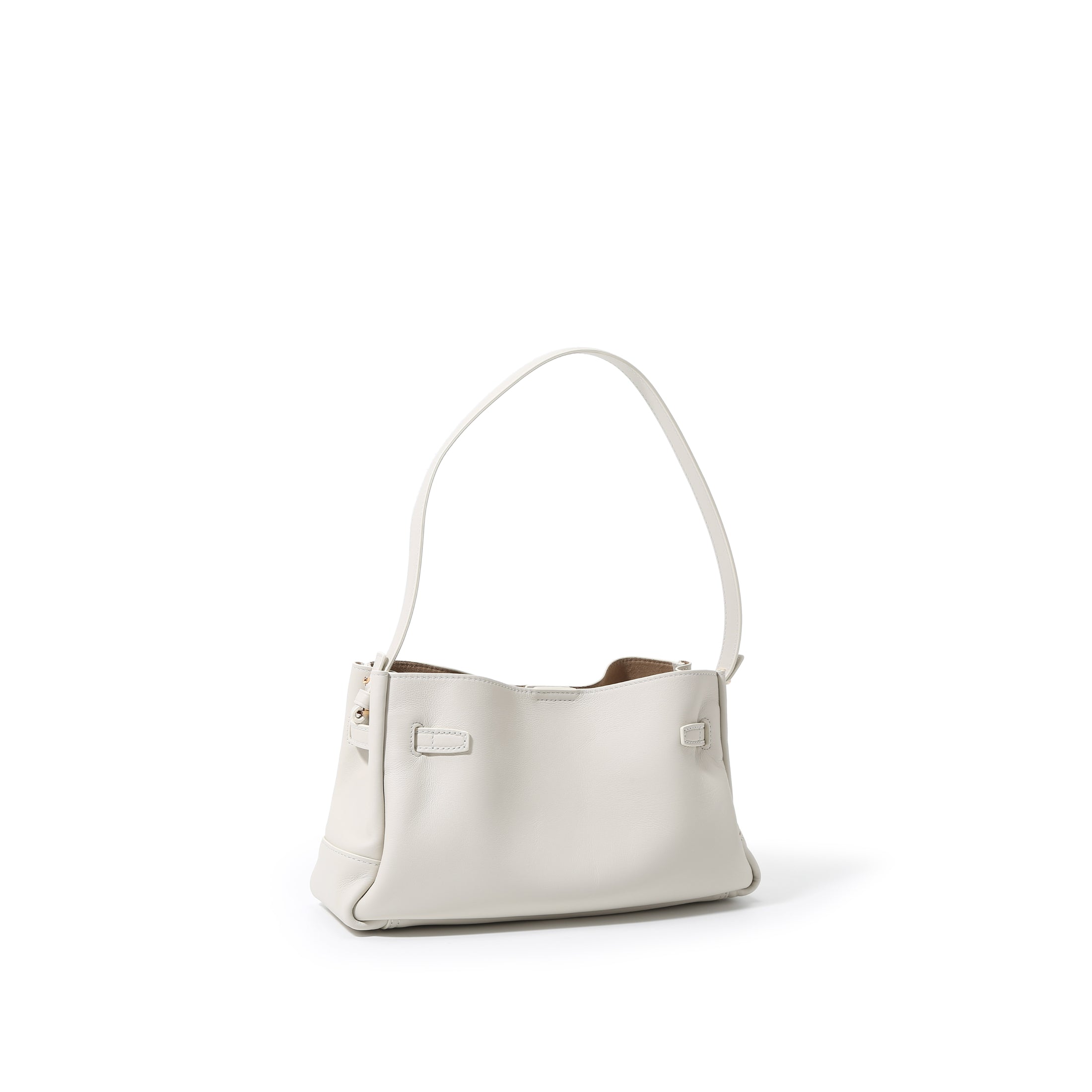 SAOIRSE Soft Structural 扣子皮帶小型手提袋
