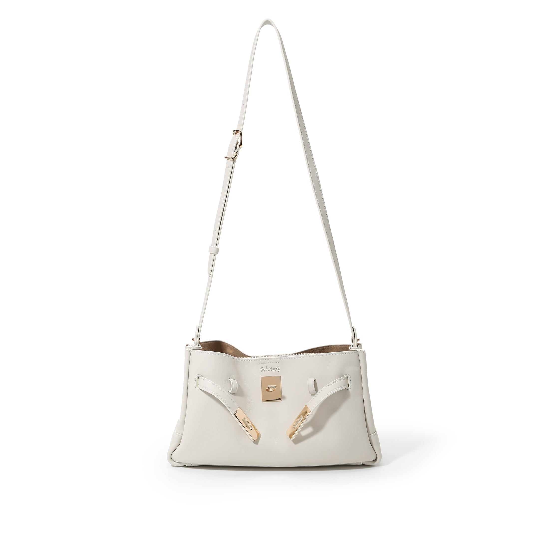 SAOIRSE Soft Structural 扣子皮帶小型手提袋