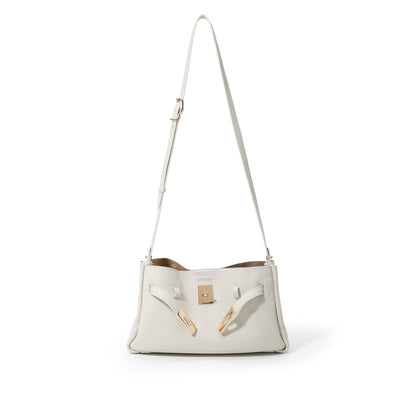 SAOIRSE Soft Structural 扣子皮帶小型手提袋