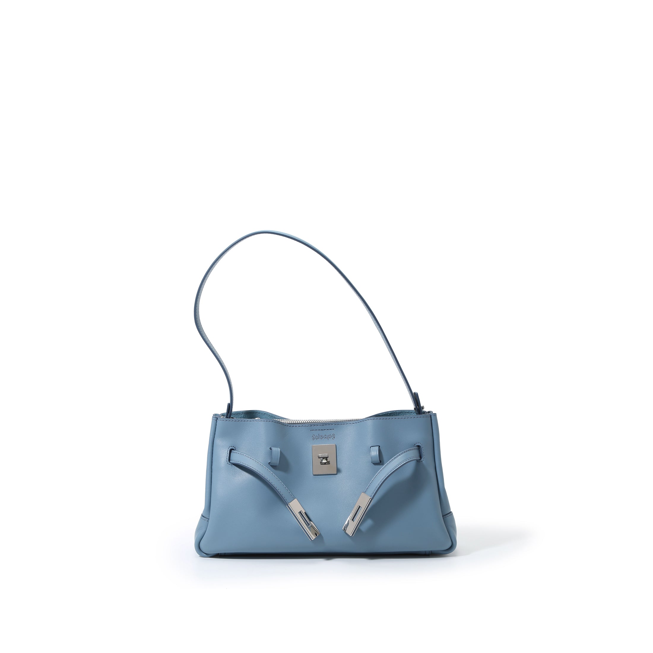 SAOIRSE Soft Structural 扣子皮帶小型手提袋