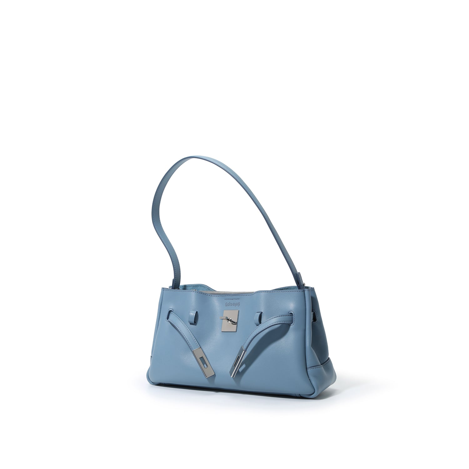 SAOIRSE Soft Structural 扣子皮帶小型手提袋